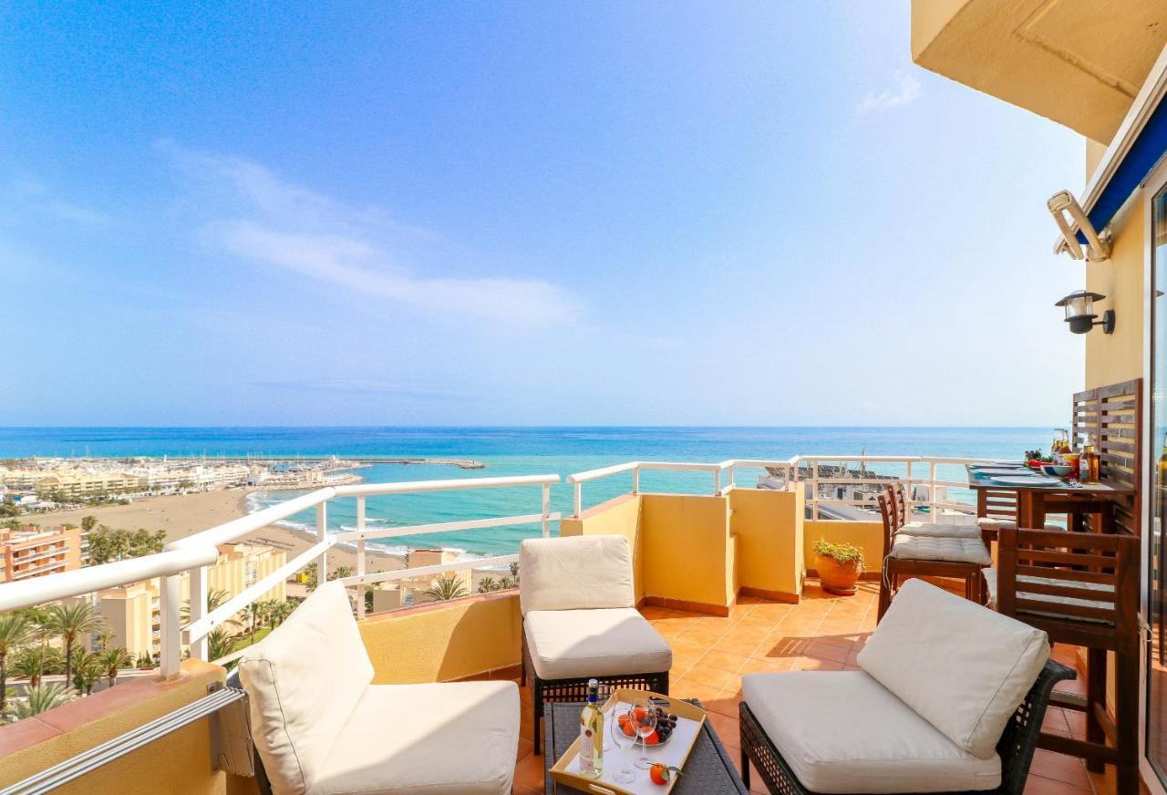 דירות בנאלמדנה Penthouse With Panoramic Views - Puerto Marina מראה חיצוני תמונה