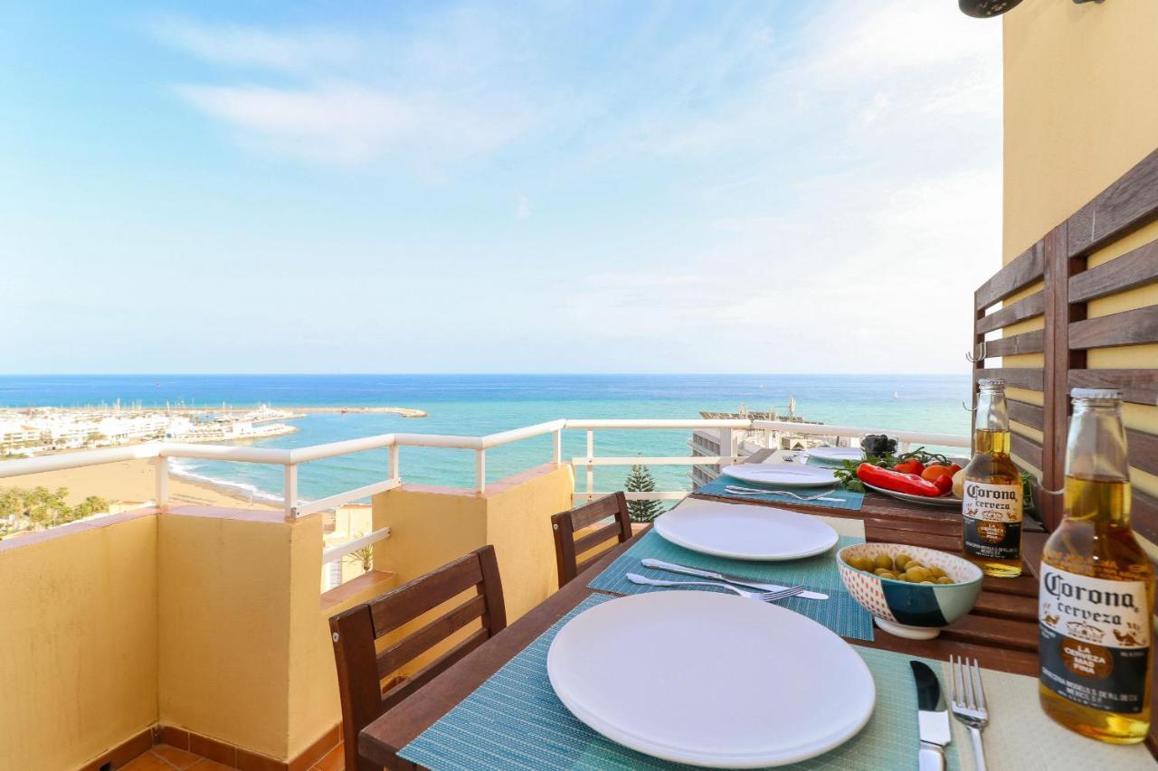 דירות בנאלמדנה Penthouse With Panoramic Views - Puerto Marina מראה חיצוני תמונה